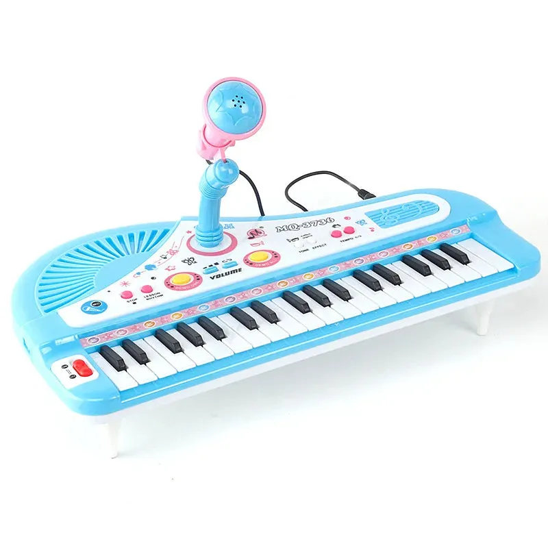 Kids Music Keyboard 37 Key Toy Piano w/Microphone