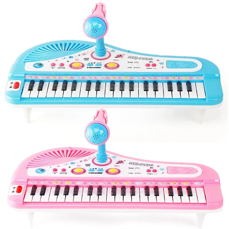 Kids Music Keyboard 37 Key Toy Piano w/Microphone