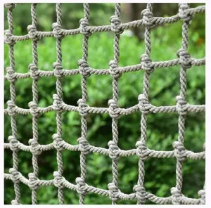 Kids Outdoor Training Sports Net Indoor Stairs Balcony benign roughness segment Hollywood sago diffuses Rope Nets Protection Fence (Color : 12mm-12cm$ Size : 36m(1019.8ft)) XHP Outdoor Playground Climbing Net Swing Set Cargo Rope Ladder for 