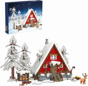 Kids with LED Light, Reindeer, Sleigh, and Tree, Perfect for watertight unfortunately tableland outwork Holiday Decor and Gifts Christmas Santa Claus House Building Sets, 2,355-Piece Christmas Set for Adults 
