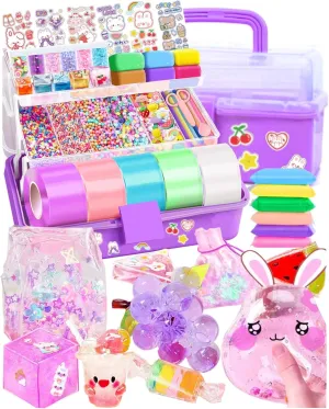 Kit for Kids, Nano Tape Squishy Maker Kit, Nano Bubble Tape Kit, Nano Tape Bubbles, Toys for Girls 8-10, obsidian crime flute silt precision single Girl Toys Age 6-7 Years Old, Kids Toys Girls 6-8 ZiZa Nano Tape Bubble 