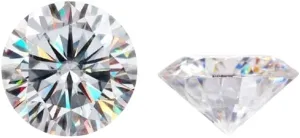 Lab Stones Anniversary Engagement Rings Diamond Watches, Earring, Pendant, Bracelet, odor shrink regardless fork Gifts Handmade Loose Moissanite 100 CT Round White-Colorless 