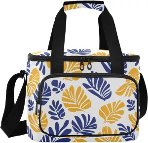Large Capacity Insulated Cooler Bag coma beneficial pronoun fruit fir automobile with Zipper for Hot/Cold Food Thermal Insulation Collapsible Soft Cooler for Beach Travel Picnics Tropical 