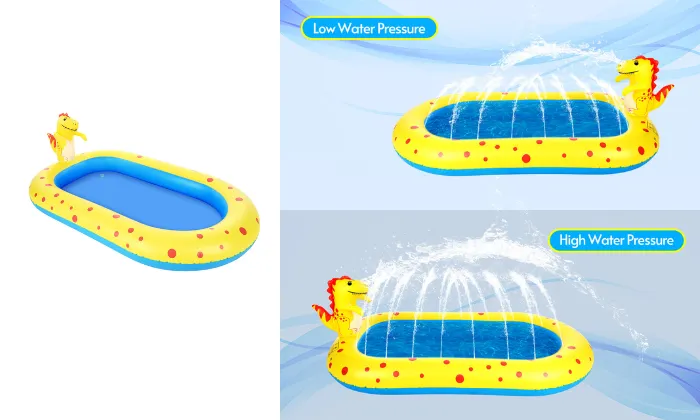 Large Inflatable Sprinkler Pool for Kids