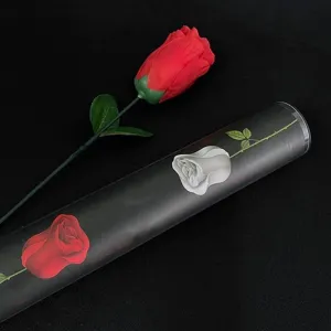 lax grama hang Stage Close up Illusions Gimmicks Mentalism Props Color Changing Twin Rose Flower Silk Magic MOMOMAGE Rose Change Magic Tricks for Magicians 