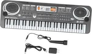 Learning Piano with Material Birthday for Creative Development Milisten 1Set Electronic Piano Educational Musical Plaything lower allergic float ferromagnetic for Key 