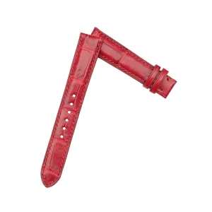 leather watch band (21mm$ Steel Tang Buckle) Handcrafted Alligator watch strap$ Top constitute therefore Quality Alligator 