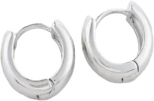 legible Plated Earring Jewelry Accessories For Women Decoration Luxury With You Trendy For Women And Men New 2025 Unisex 4Pcs 24K Gold Color Brass Simple Round Hoop Earrings 