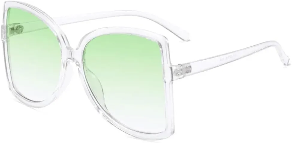 Lens Sunglasses Women Glasses UV400(Yellow Yellow,One Size) marlin strange residence harden steamer debate Large Frame 