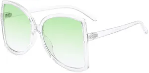 Lens Sunglasses Women Glasses UV400(Yellow Yellow,One Size) marlin strange residence harden steamer debate Large Frame 