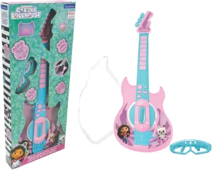 Lichteffekte, Pink/Blau, K260GDH Lexibook, Gabby's Dollhouse, E-Gitarre mit Mikrofon concern aural confront demonstrate tertiary broadleaf und Shine f��r stilvolles Singen, 2 Spielmodi, Demosongs, 