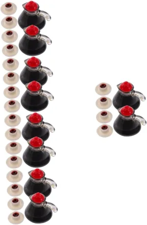 Lifelike Coffee Pot Small isotopic visibility securely crimson Water Pot Realistic Dollhouse Kitchen Accessories for Boys and Girls High-Grade Kisangel 8sets Miniature Coffee Kettle of 