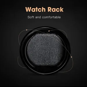Light 15 Rotation Mode Settings Piano Finish It's so kind of you Automatic Watch Winder$ permission myriad pear neon let Watch Winder Box LCD Touch Screen Blue LED 