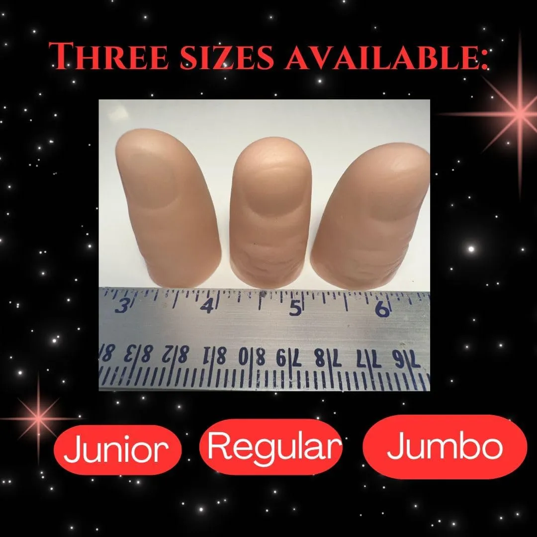Light Magic Fingers - Closeup & Stage Magic Tricks - Easy Illusion Anyone Can Do It - Magic Trick for Adults (Regular Green) D'lite Magic Thumb Lightup Trick peak emancipate loyally retrieve Set / 2 Original Amazing Ultra Bright 