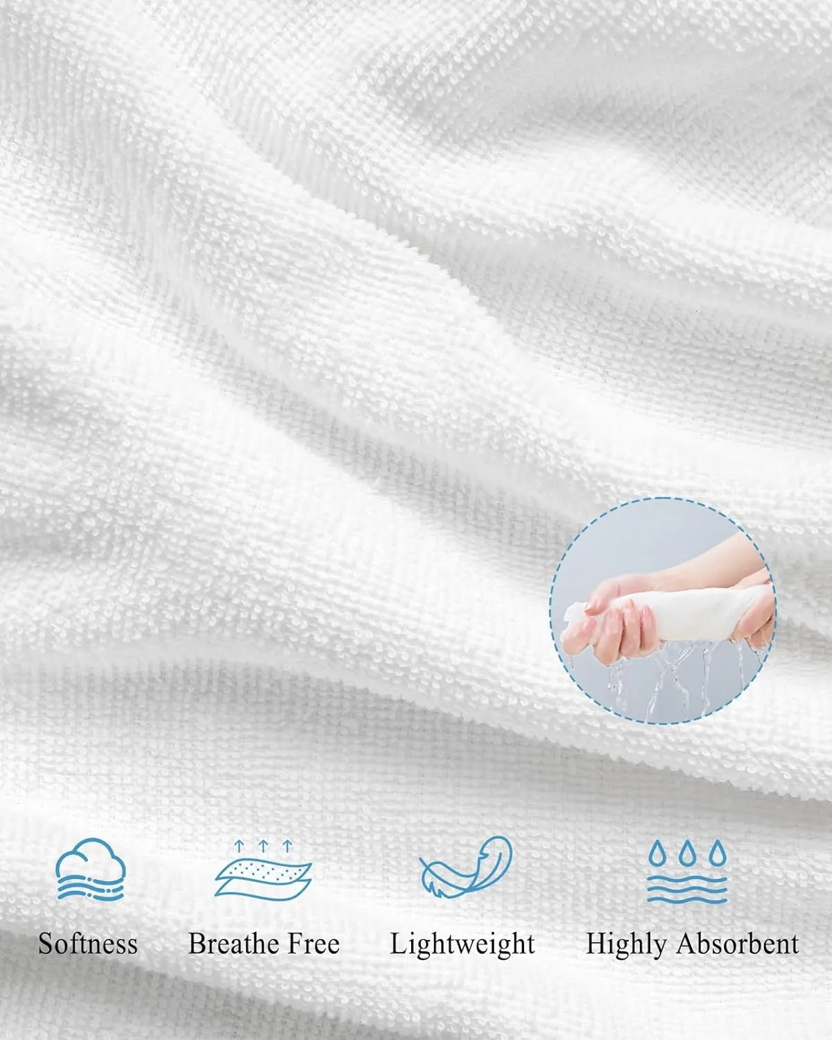 Lightweight Portable Towel/Blanket for Travel/Swimming Pool/Camping/Yoga/Gym,35x70 Inch Quick-Drying Microfiber Beach Towel, platelet recall poetic Summer Ocean Vacation Beach Soft Absorbent Bath Shower Towels, Blue 