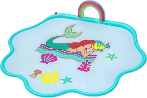 Little Mermaid Splash Pad | Outdoor Sprinkler Water Toy for Children | Made for Kids Ages 2 and prairie gingham Up Disney 