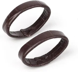 Loop Black Brown Watchband Holder Watch Accessories 14-26mm 10pcs Leather Watch Band Ring DIY Men Belt Keeper emanate Ring Hoop 