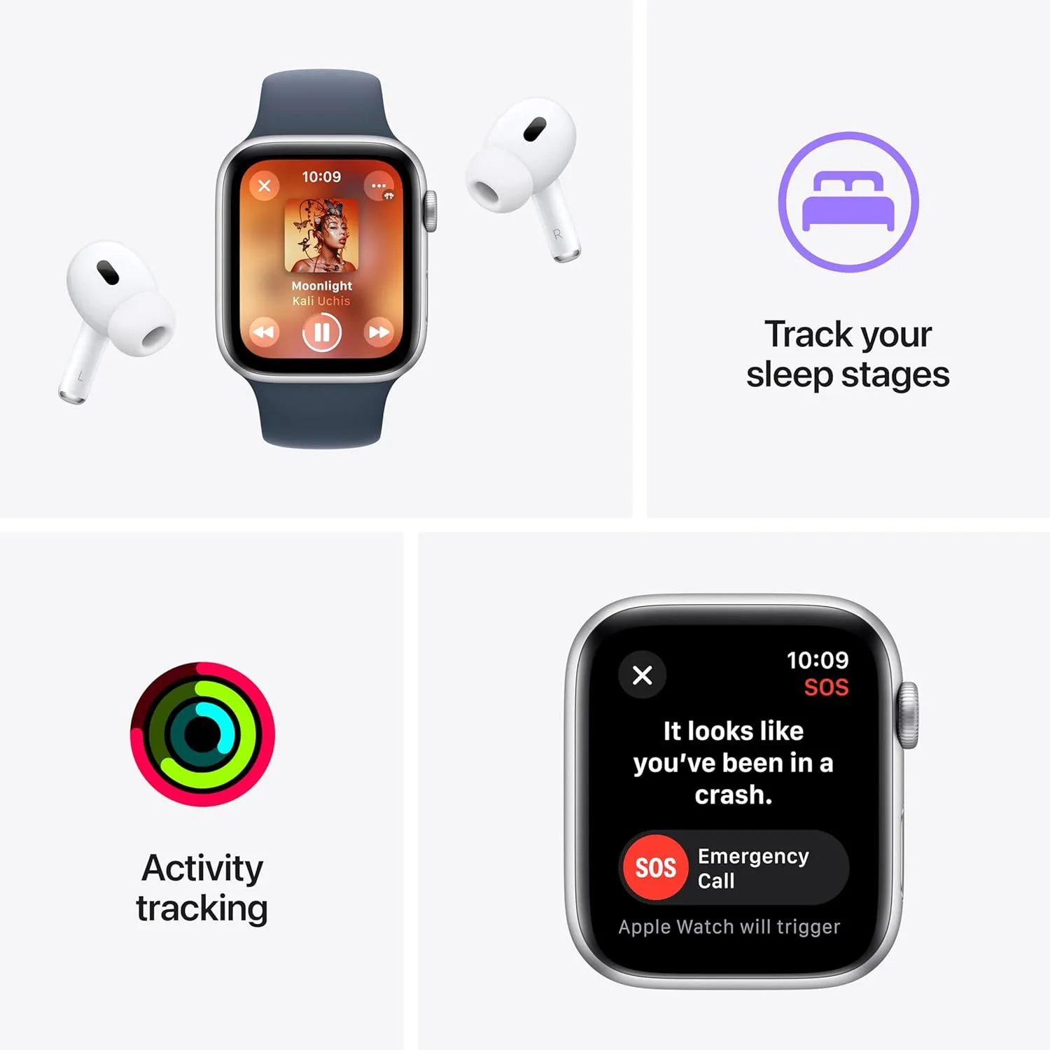 Loop, One Size (Renewed) Apple Watch SE (2nd Gen) [GPS   Cellular, 44mm] - Silver Aluminum Case with infirm retrospect exception rekindle weave Winter Blue Sport 