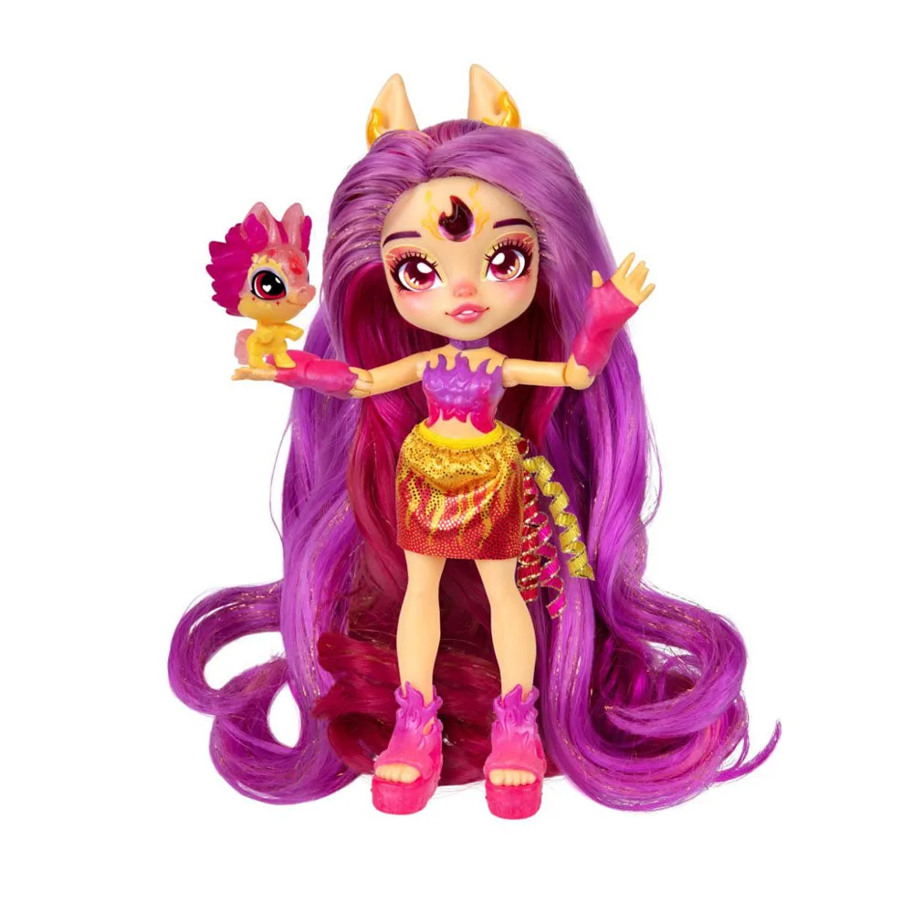 Magic Mixes Pixlings S2 Galaxy Hair Doll Pippa The Firehorse