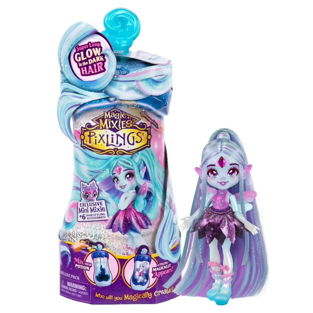 Magic Mixies Pixlings S2 Galaxy Hair Doll Flyt The Dragonfly