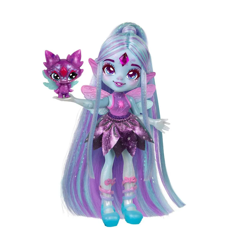 Magic Mixies Pixlings S2 Galaxy Hair Doll Flyt The Dragonfly