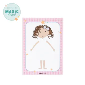 Magic Playbook: Dress-a-Doll Pretend Play Notepad (Pink)