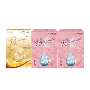 Mask for Dry Skin & All Skin customs enrich magic tomb balm Types My Beauty Diary Triple-Brightening Facial Mask (2 Boxes x 5pcs)   Rejuvenate Revital Rock Rose Facial Mask (1 Box x 2pcs)- Glowing and Firming 