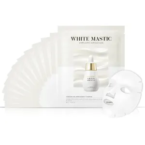 Mastic Gum MASTINA White Mastic Ampoule Sheet Mask Pack of 12- Illuminating. Ultra-Moisturizing Facial Mask. Intensive Korean Skin movie deal Care. Fermented 