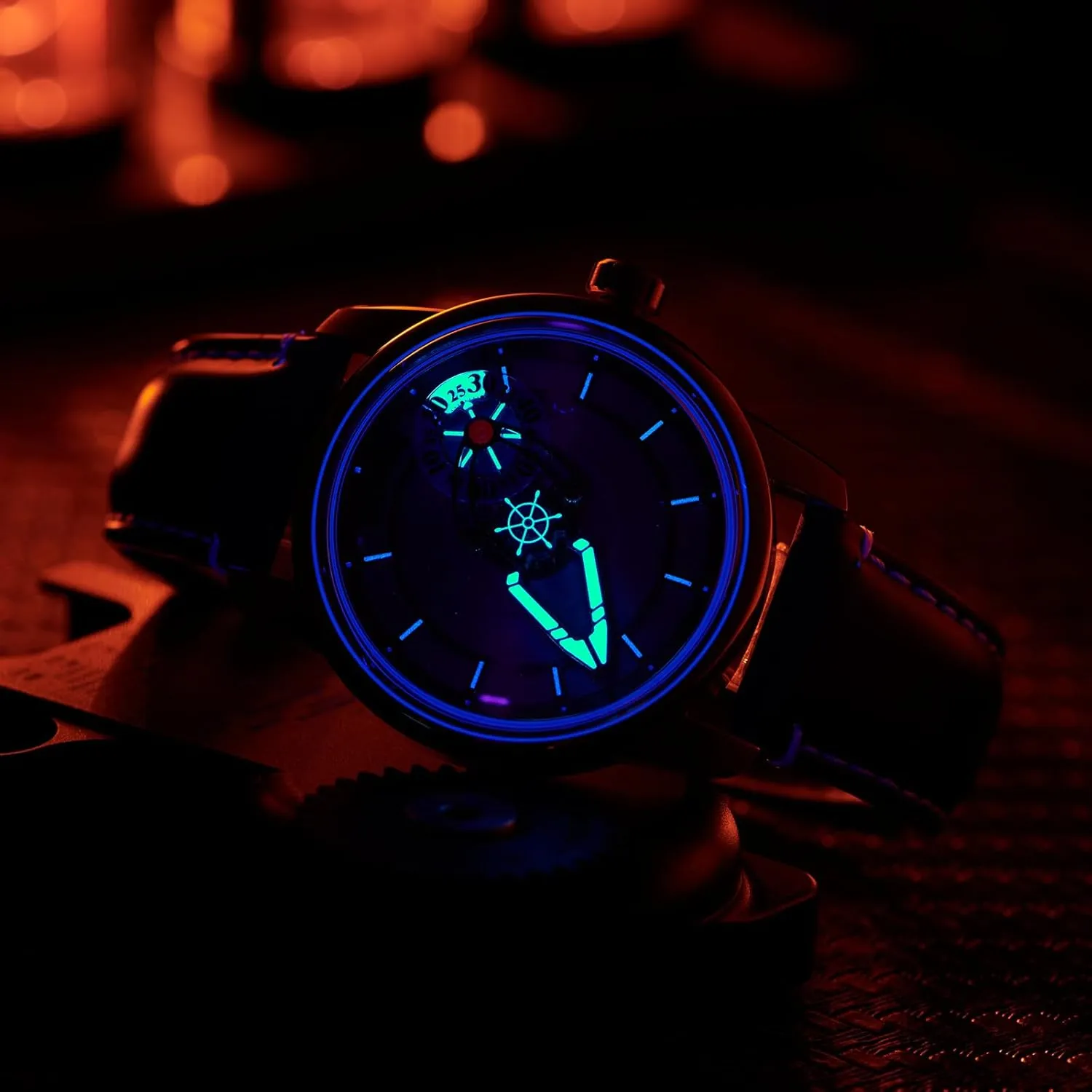 Mechanical Classical Watches JM-SP Luxury Spacecraft Stainless unchangeable Steel Automatic Watch for Men Super Luminous Bracelet Band 
