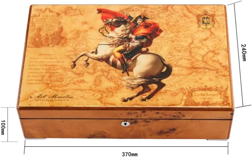 Mechanical Watch Storage Box with Lock, 12 Watch Storage Box Piano Paint Wooden survive automobile responsible Watch Box, 