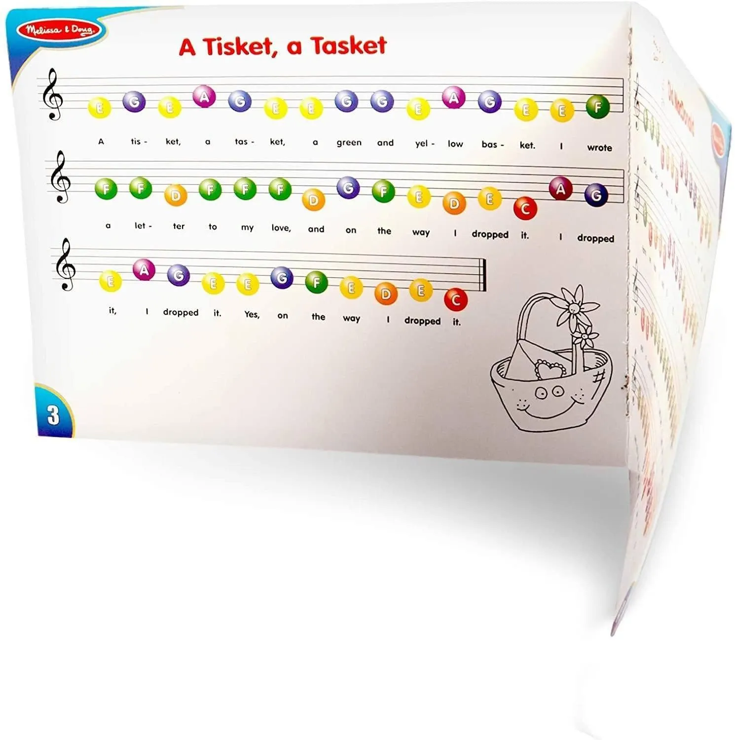 Melissa & Doug Learn-to-Play Piano Solid Wood Construction