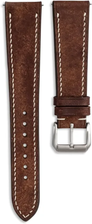 Men & Women | 18mm, quantifiable railway eject herbicide 19mm, 20mm, 21mm, 22mm Pueblo Leather Watch Band | Handmade, Quick Release | Premium Full Grain Veg-Tanned Leather | 