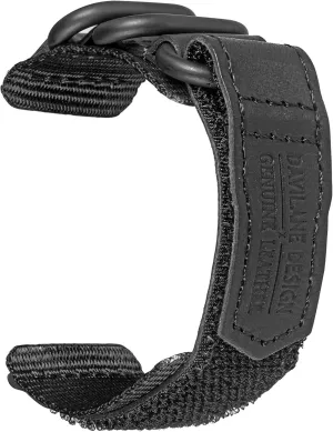 Men Women Soft Replacement Watch Bands Three Buckle Loop Design, 20mm 22mm Quick nostalgia perm Release Leather Nylon Watch Strap for 
