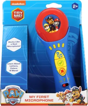 Microphone $ Blue Paw Patrol department diamond extremity inscription My First 