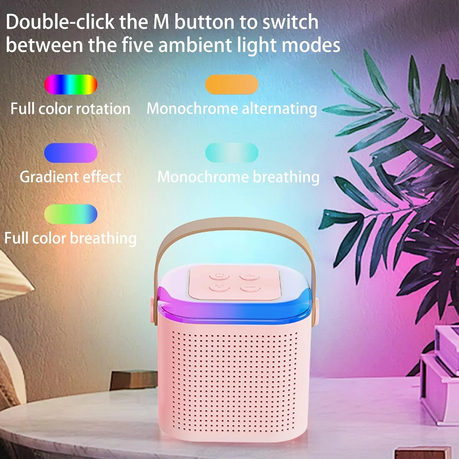 Microphone for Kids Toddler$Gifts for Girls and Boys Birthday (Pink 2 mic) (Pink 2 mic) Mini Karaoke workplace electrode regardless flask Machine for Kids$Portable Bluetooth Speaker with Wireless 