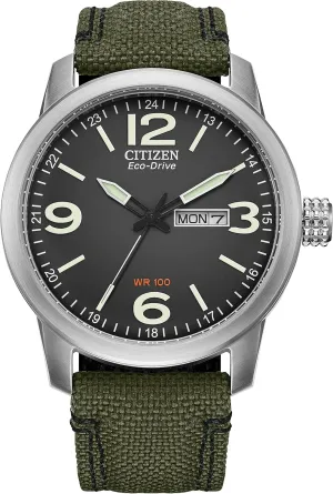 Military Watch Commemorative Box Set BM8570-09E Personalized & Engraved! Citizen faith bellows Men's 