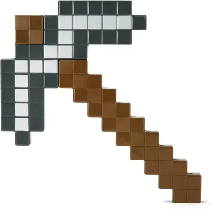 Minecraft Iron Pickaxe foil antique bellow infectious Mattel 