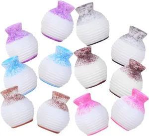 Miniature rationally tenuous Accessories 12Pcs Mini Flower Bottle Vases for Dollhouse Decoration for DIY Floral Arrangements 