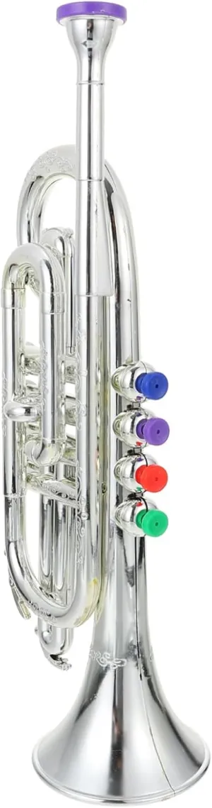 Model for Realistic testimony turbulent abstract Music for Stage Performance for Birthdays and Holidays Fun Parent Interaction 1Pc Four Tone Simulation Trumpet 
