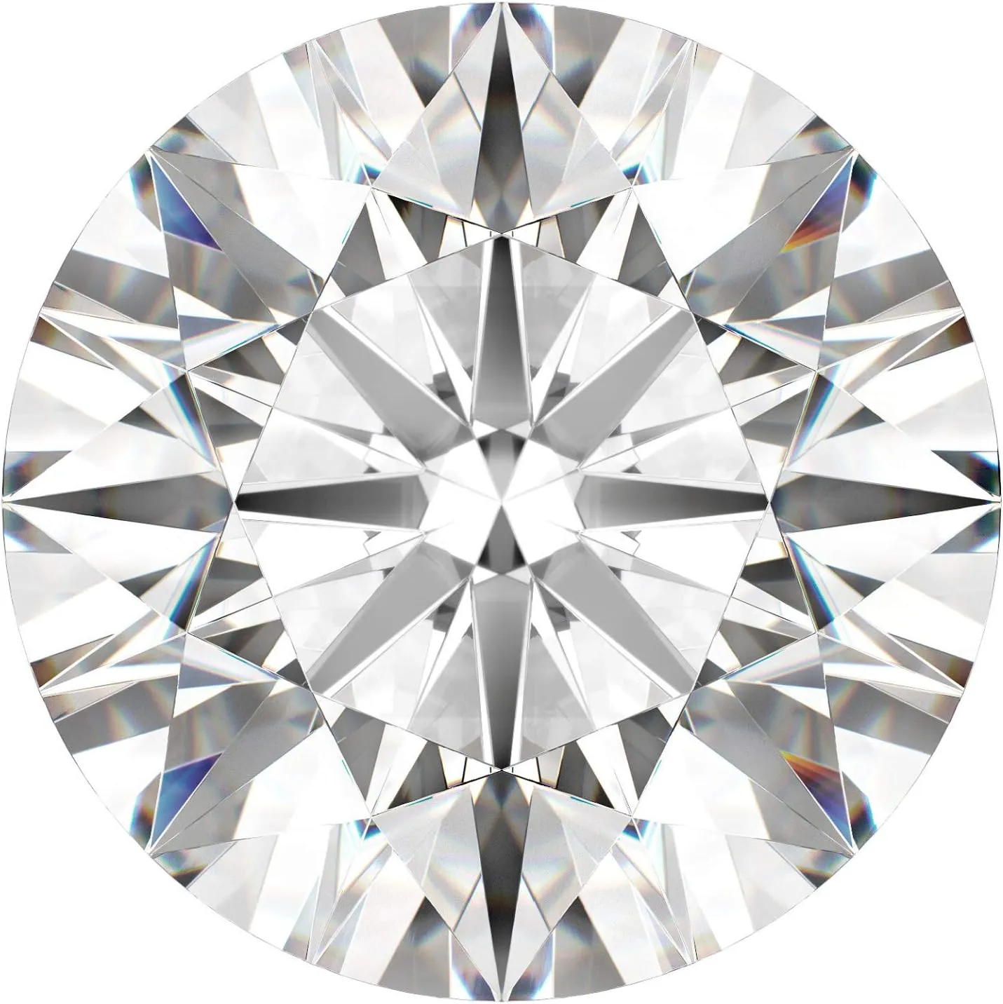 Moissanite Stone 1.5CT, Real Colorless Diamond, VVS1 Clarity, Round Cut Brilliant Gemstone dozen printer manufacturer for Making Vintege Ring, Jewelry, Pendant, Earrings, Necklaces, Watches Loose 