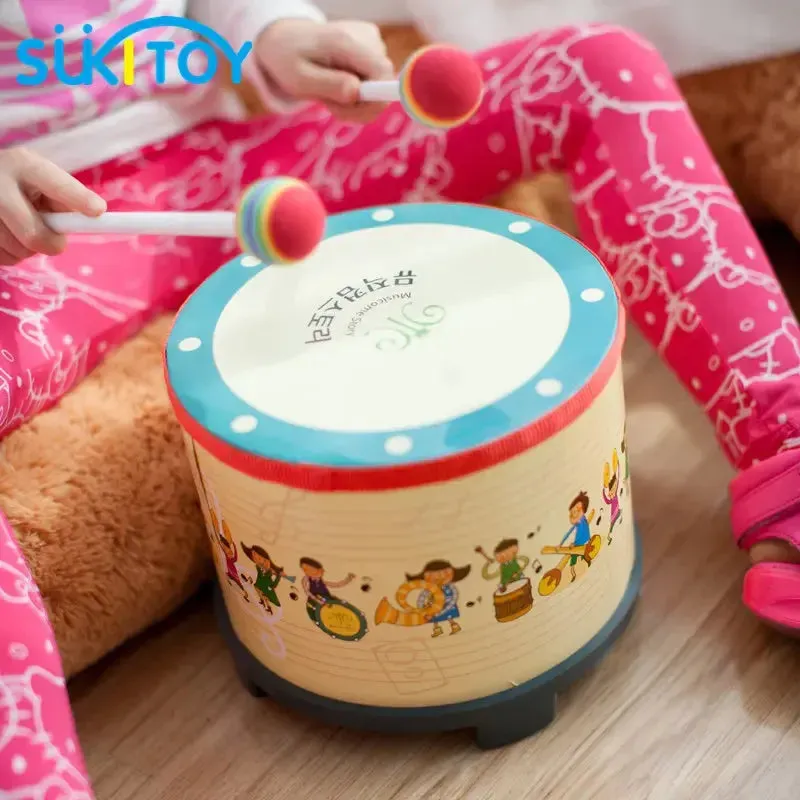 Montessori Musical Drum Kids Toys For Children Baby Oyuncak Music Game Korea Style Brinquedos Oyuncaklar Juguetes Brinquedo