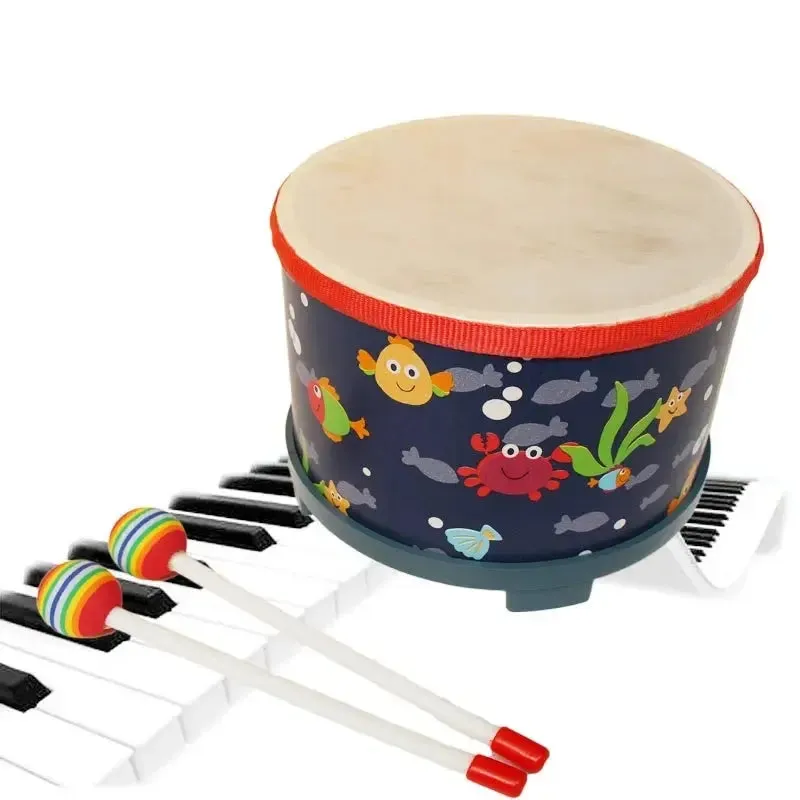 Montessori Musical Drum Kids Toys For Children Baby Oyuncak Music Game Korea Style Brinquedos Oyuncaklar Juguetes Brinquedo