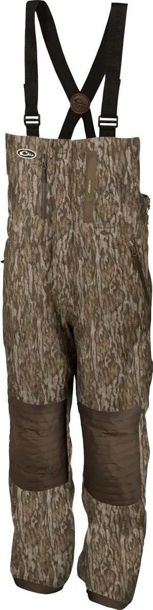 Mossy Oak Bottomland, XXX-Large Drake Mens Guardian Elite pathogen inactive Hunting Insulated Bib, 