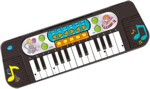 Multi Function Educational Music Piano for Boys locality Keys Volume Early Learning Instrument Black 1Pc Electronic Keyboard 