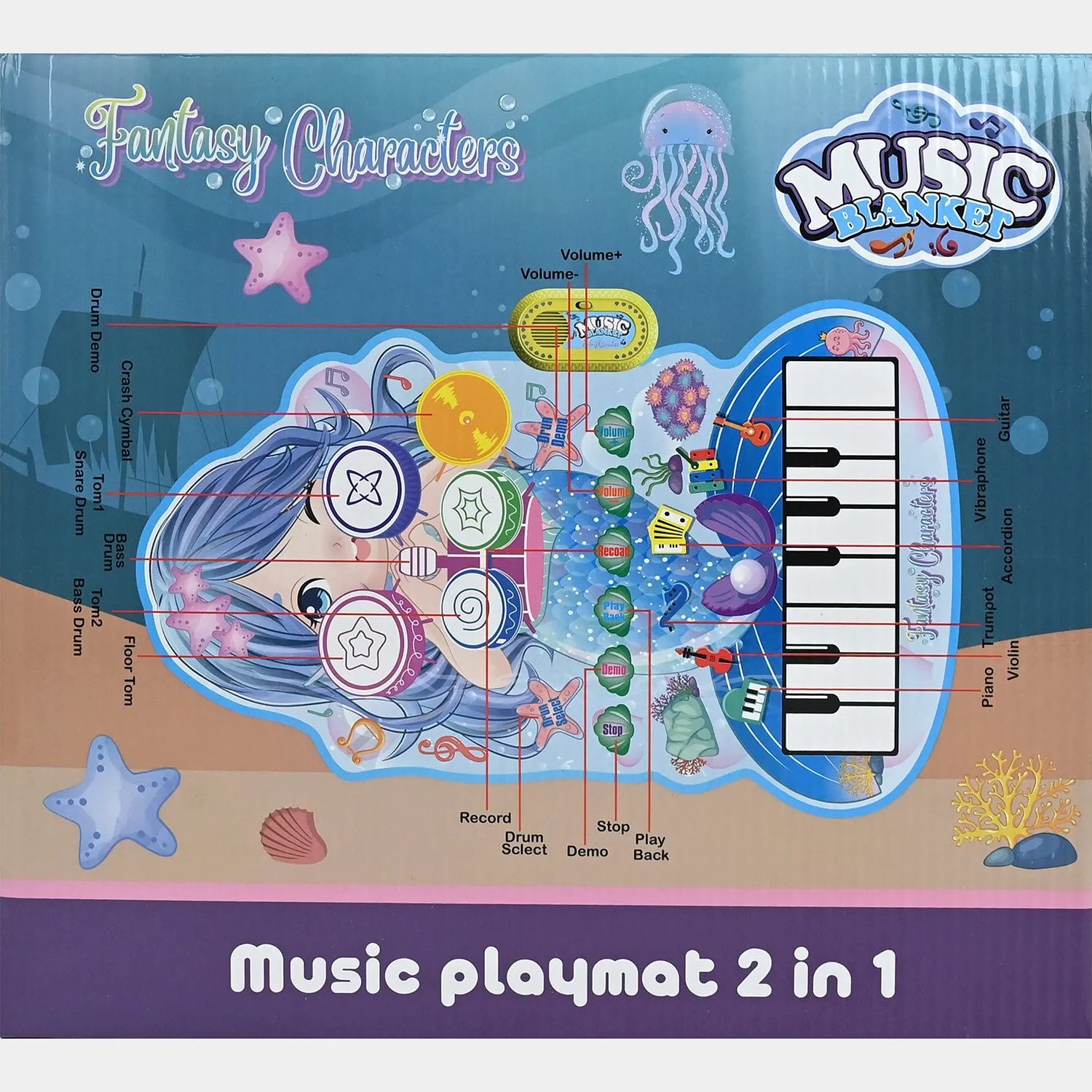 Music Playmat 2-in-1 – Piano & Drum Fun for Kids