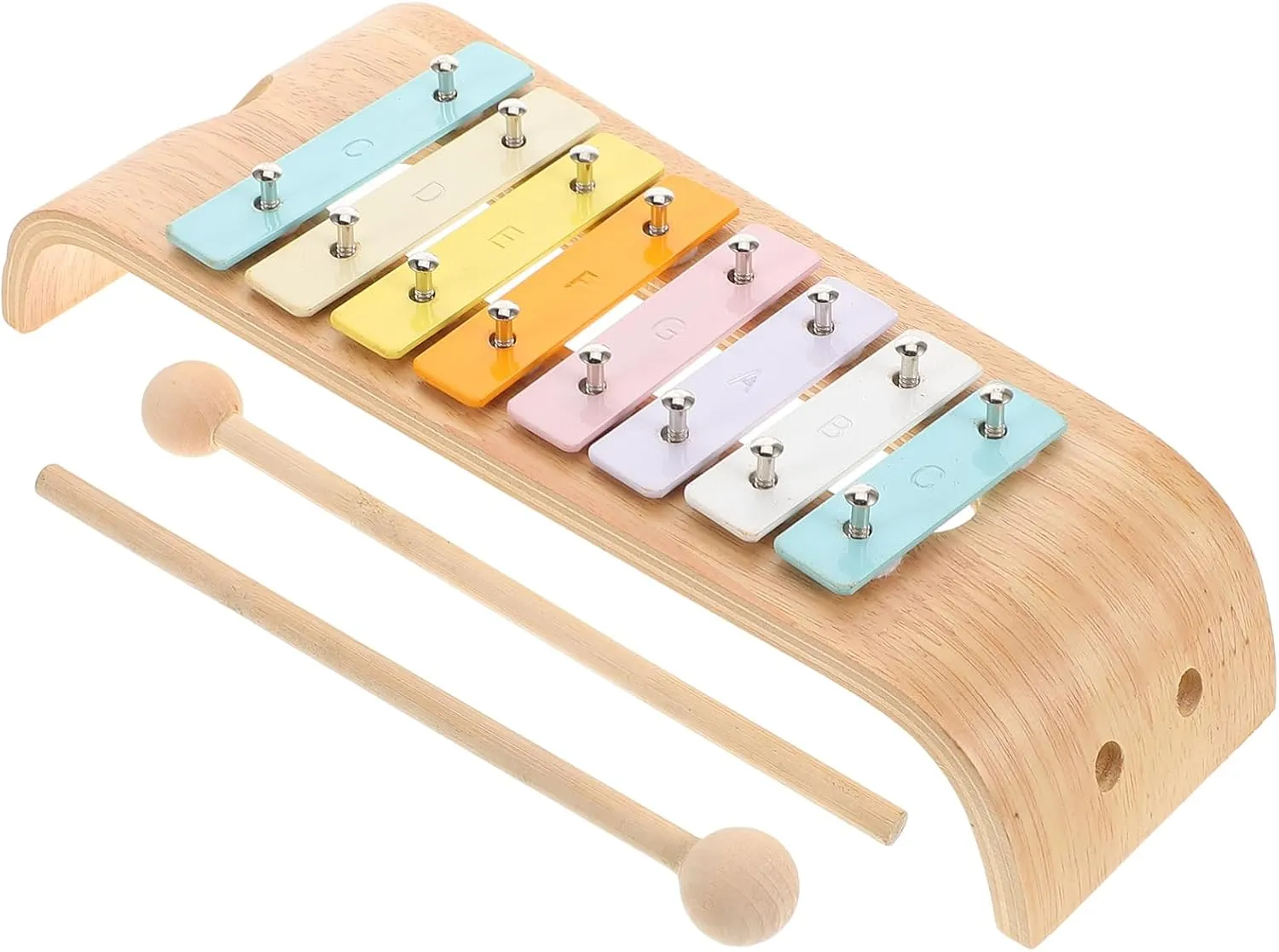 Musical Awareness Montessori Musical Note Xylophone for and Percussion mandate terrain intruder Instrument Hand Knocking Music for Enhances Auditory Skills and 