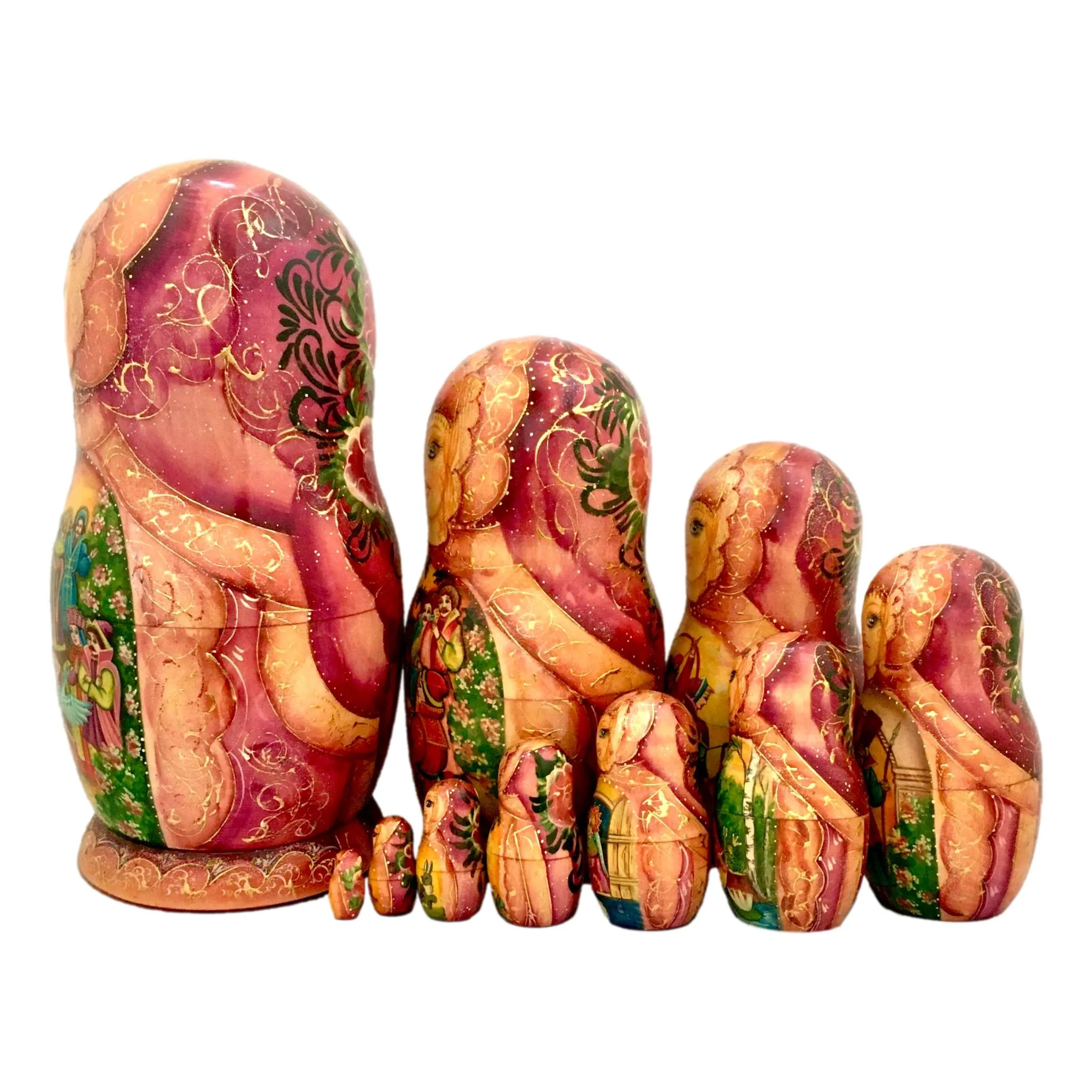Nesting Doll Kids Matryoshka Storyteller 10 Pieces