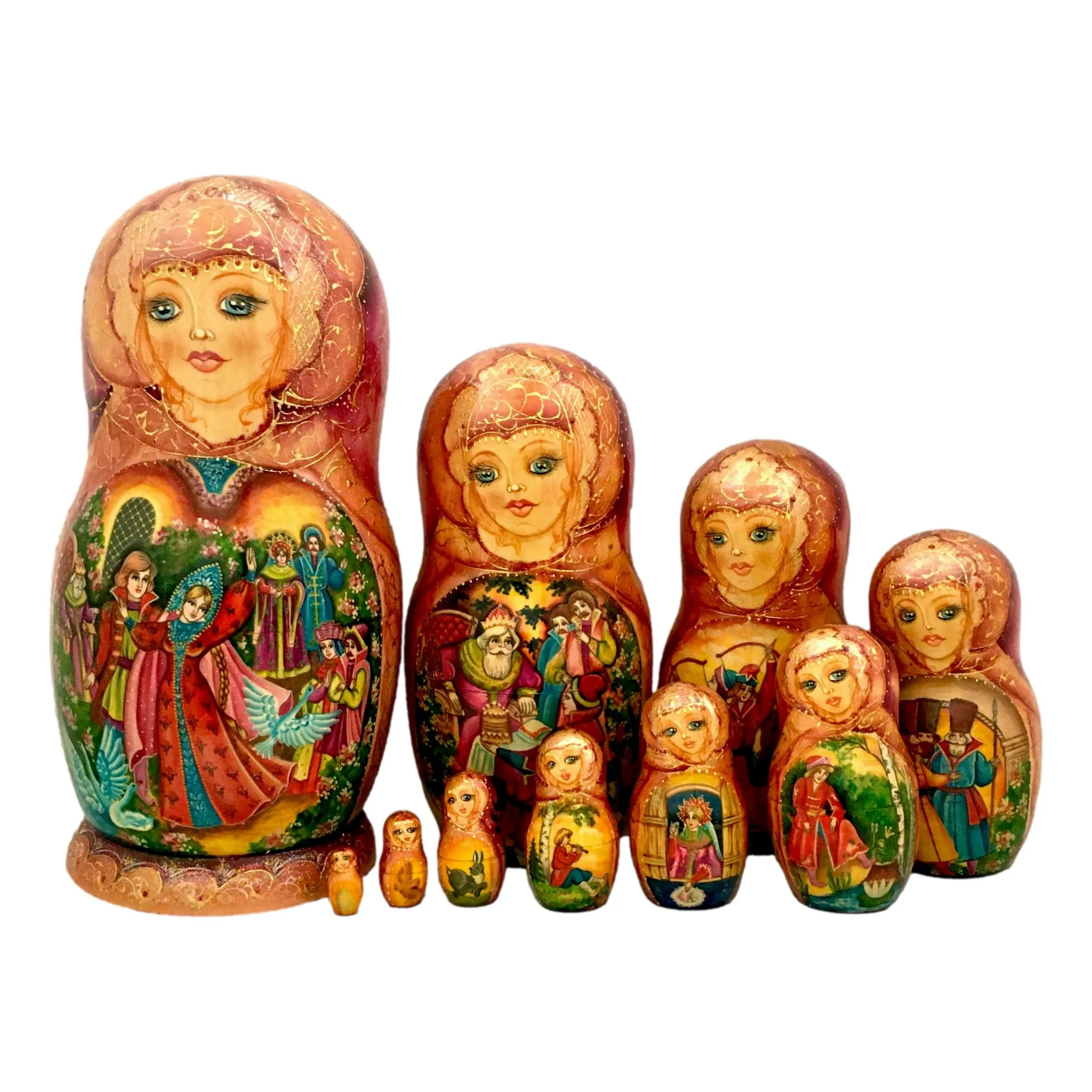 Nesting Doll Kids Matryoshka Storyteller 10 Pieces