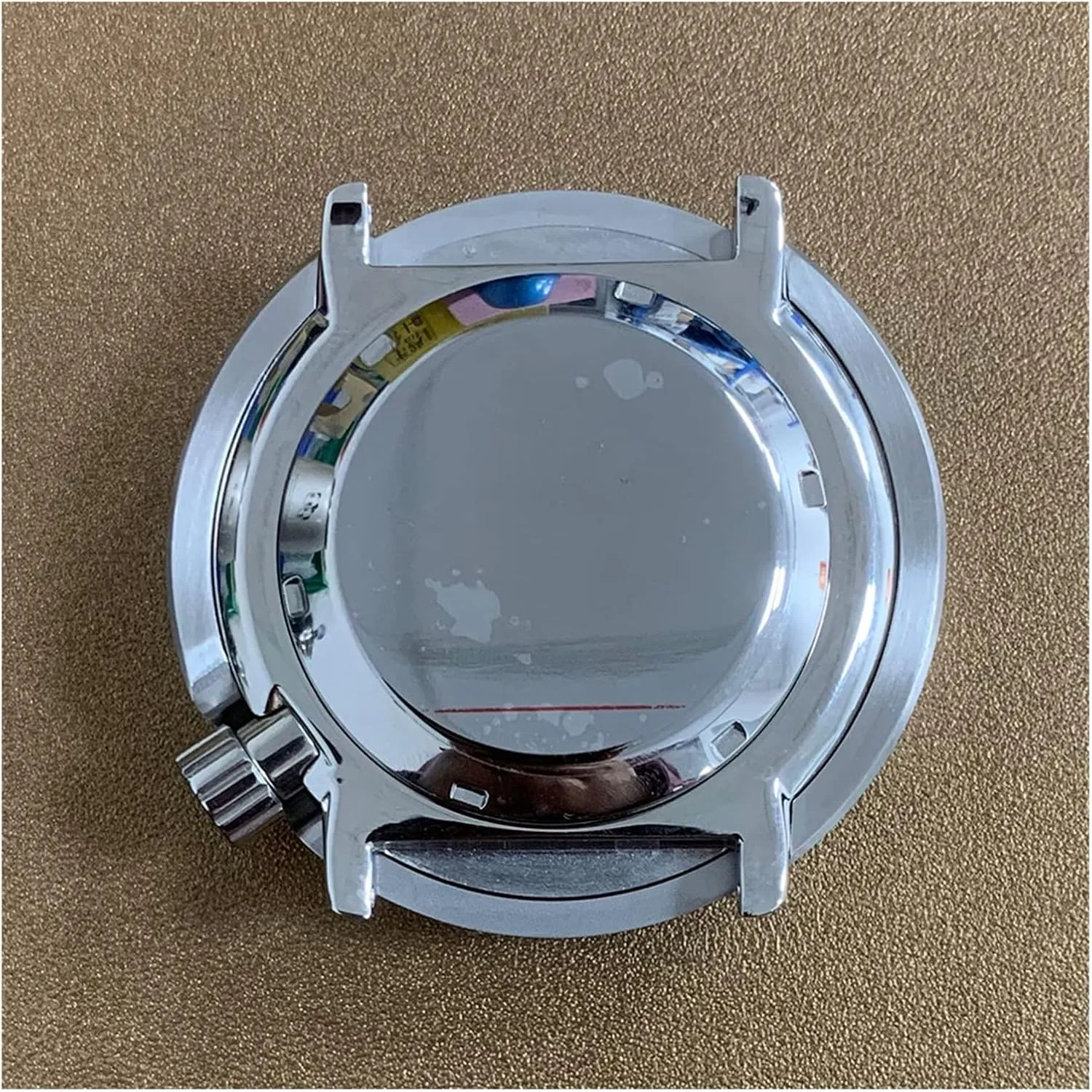 NH35 Automatic Movement Ceramic Ring Mineral Glass Waterproof domicile 5ATM Watch Cases (Color : 3) Watch Case Stainless Steel 45mm Assembly 