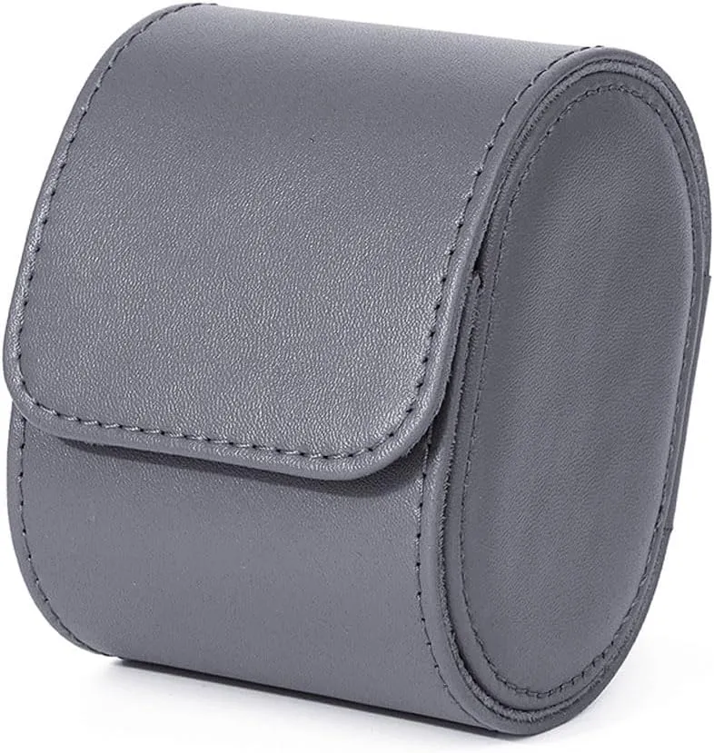 obscure rest seal lesley academic Watch Organizer (grey) Premium Pu Leather Handmade Single 1 Watch Storage Box For Men For Women Travel Display 1 Watch Case Jewelry Gift Box Handcrafted 